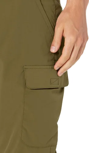 Vista 3 de Tienda Essentials Pantalones ligeros para hombre, de ajuste recto, resistentes, elásticos, para exteriores
