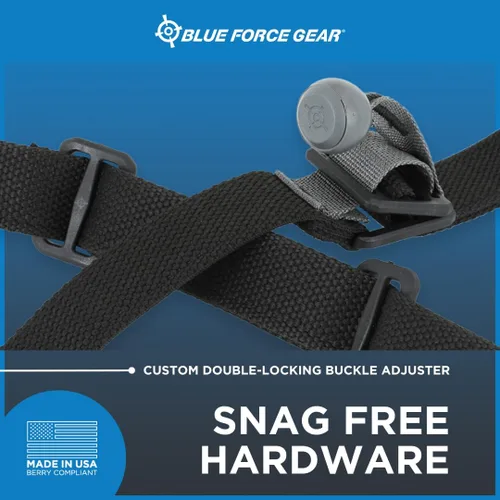 Vista 4 de Blue Force Gear GMT Sling, Durable Sling Strap, Double-Locking Sling Buckle Interface - Made in The USA - 34 to 64 Inches Length