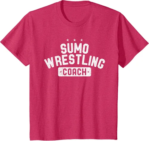 Vista 84 de Camiseta vintage de lucha libre Sumo Entrenador de lucha libre, Negro, S