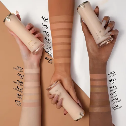 Vista 8 de FOCALLURE PerfectBase Lasting Poreless Liquid Foundation, Medium to Full Coverage with Matte Finish, Covers Blemishes & Under-Eye Circles for All