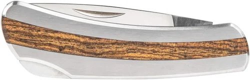 Vista 4 de Klein Tools 44034 Navaja de bolsillo con mango de inserción de palisandro, hoja de acero inoxidable de 2-5/8 pulgadas