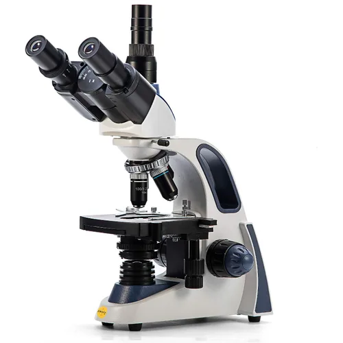 Vista 9 de Swift SW350T Microscopio Compuesto Trinocular, Magnificación 40X-2500X, Etapa Mecánica de Dos Capas, con Cámara de 5.0 mp y Software Compatible
