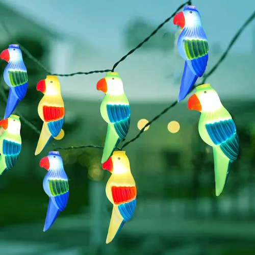 Vista 11 de Guirnalda de 10 luces LED con forma de paleta, helado multicolor con 10 mini bombillas LED, luces de hadas para interiores y exteriores