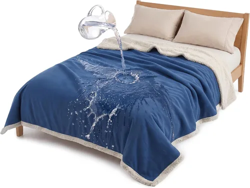 Vista 16 de Kritter Planet - Manta impermeable para perros, reversible, a prueba de agua, para sofá, cama y coche, fundas lavables para sofá para perros