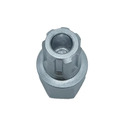 Vista 5 de Llave de bloqueo de rueda de acero cromado para Volkswagen, llave de tornillo antirrobo para tuerca compatible con VW (52)