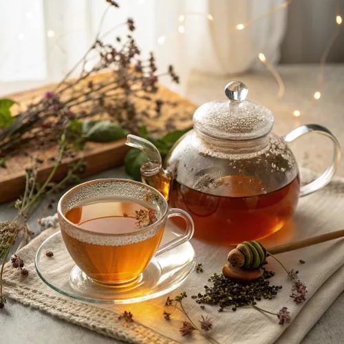 Vista 3 de Organic India Tulsi Original - Té de hierbas de hojas sueltas, apoyo inmunológico, vegano, sin gluten, kosher, certificado por USDA, orgánico sin