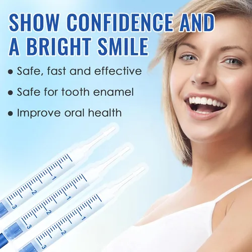 Vista 3 de Paquete de 10 repuestos de gel blanqueador de dientes, kit de recarga de blanqueamiento de dientes de gel, blanqueador de dientes, gel blanqueador