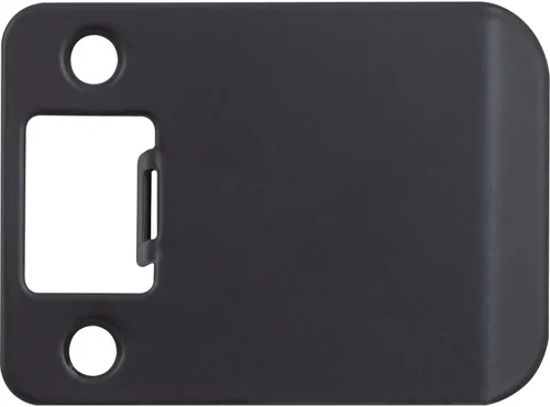 Vista 33 de Placa de impacto de esquina redonda con reborde extendido, 2-1/4" x 1-1/2", (2" de longitud total), latón antiguo de Stone Harbor Hardware