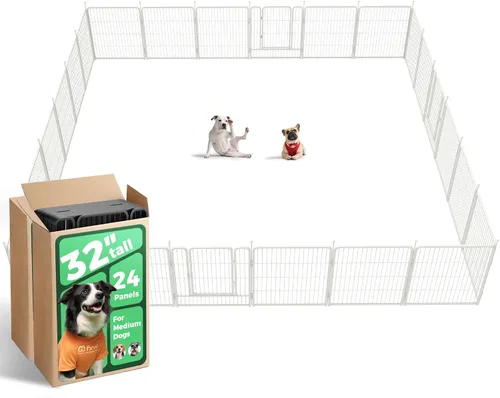 Vista 88 de FXW Rollick - Corralito para perros para patio, campamento con casa rodante, patentado, 24 pulgadas, 2 paneles Fácil instalación, resistente