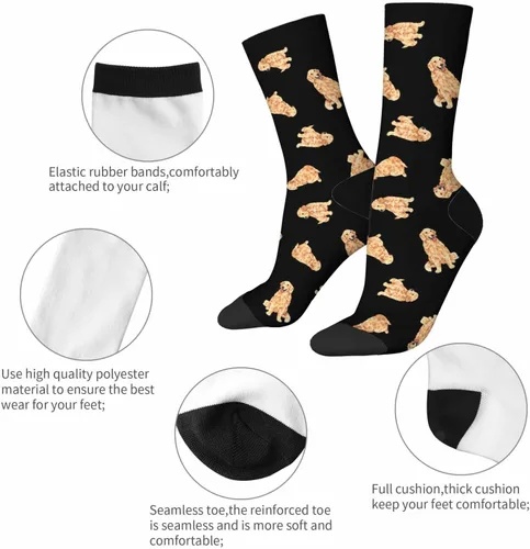 Vista 5 de Pehede Calcetines divertidos unisex, regalos para mujeres y hombres