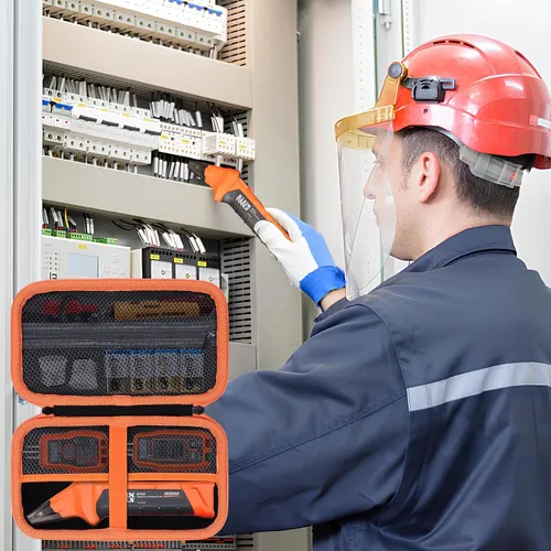 Vista 9 de Lebakort Estuche de almacenamiento compatible con Klein Tools ET310 AC Disyuntor Buscador Eléctrico Probador 80016 Kit de herramientas