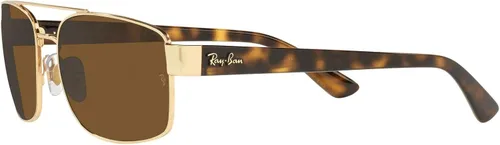 Vista 3 de Ray-Ban Gafas de sol cuadradas RB3687 para hombre