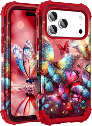 Vista 110 de Hocase Funda para iPhone SE 2022/2020, resistente a prueba de golpes, de plástico duro+goma de silicona, funda protectora híbrida para iPhone SE