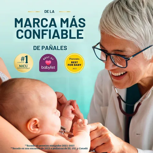 Vista 5 de Pañales talla 1, 32 unidades – Pañales desechables Pampers Swaddlers