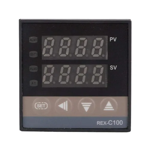 Vista 8 de 0 a 752.0 °F PID controlador de temperatura digital termostato kit REX-C100FK02-V* DN termopar termostato AC110V-240V Max25A SSR K termopar sensor