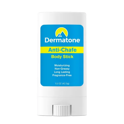 Vista 5 de DERMATONE Barra corporal antirozaduras Paquete de 2 Bálsamo para la piel sin fragancia Previene la fricción y las rozaduras Uso para muslos