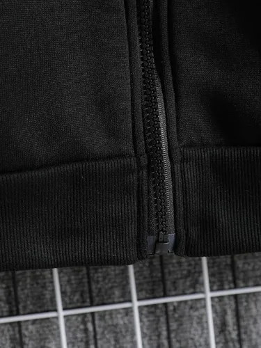 Vista 5 de SHENHE Chaqueta térmica de manga larga con capucha y bolsillos para hombre con estampado floral