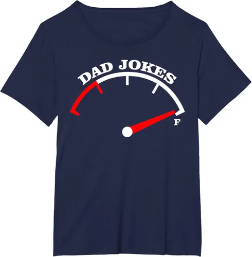 Vista 16 de Día del Padre Dad Jokes Fuel Car Pun Cargando Camiseta Padre, Negro
