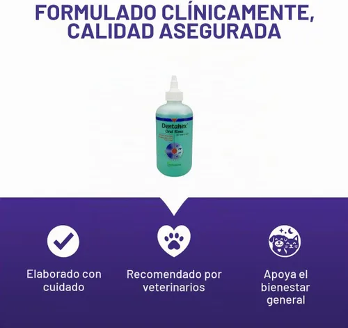 Vista 6 de Vetoquinol Dentahex - Enjuague de higiene bucal para mascotas, 8 onzas
