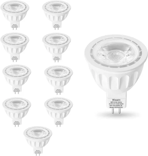 Vista 9 de Bombillas LED inteligentes GU10 regulables con cambio de color, foco GU10 RGB, foco LED WiFi y Bluetooth compatible con Alexa Google, 16 millones