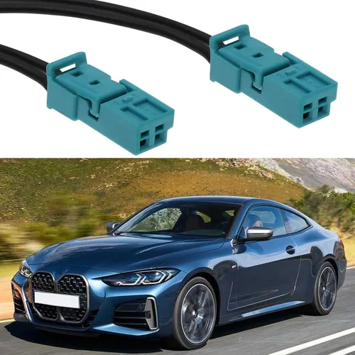 Vista 3 de Cable de reparación hembra de 2 pines 61132360043 61136925634 compatible con BMW 2 Pin Cable Set Conector Accesorios de coche