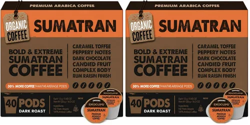 Vista 14 de EKOCUPS Cápsulas de café orgánico descafeinado con proceso de agua suiza de tostado medio, 30% más café por taza, café descafeinado de comercio