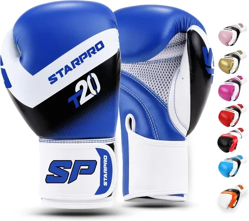 Vista 16 de Starpro Guantes de boxeo con soporte y protección inigualables para la muñeca, entrenamiento, muay thai, hombres y mujeres, varios colores y tamaños