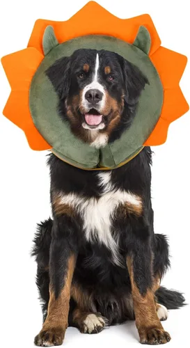 Vista 17 de IEUUMLER Collar inflable de recuperación para perro, collar electrónico protector para el cuello, collar suave ajustable para perros y gatos después