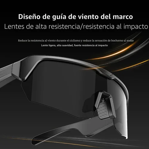 Vista 2 de Gafas Inteligentes, Gafas de Sol Bluetooth Polarizadas para Hombres y Mujeres, Gafas de Seguridad con Micrófono Integrado y Altavoces de Oído