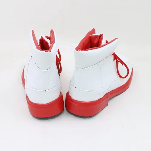 Vista 2 de COSGOGO Zapatos de cosplay para hombre de motosierra de anime para Halloween, carnaval, fiesta, zapatos de cosplay de anime para mujer, juego