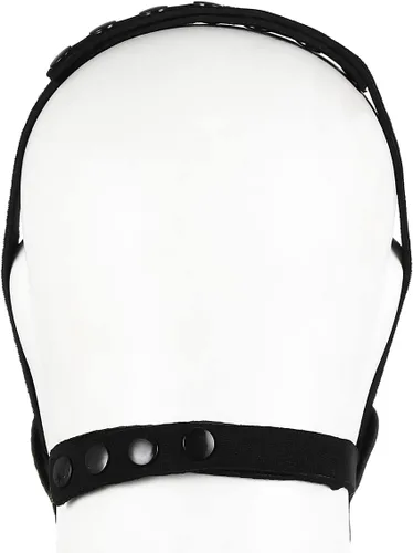 Vista 6 de Neo Puppy - Kit de bozal transpirable para perro, máscara de media cara con lengua (negro), Negro