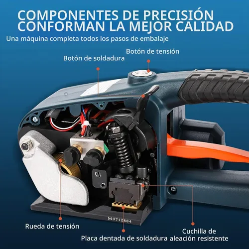 Vista 3 de BAOSHISHAN Máquina que fleja eléctrica 4000mAhx2, ajuste fácil del botón