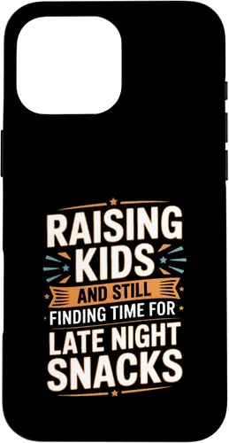 Vista 19 de Raising Kids and Still Finding Time for Late Night Snacks Case for iPhone 17