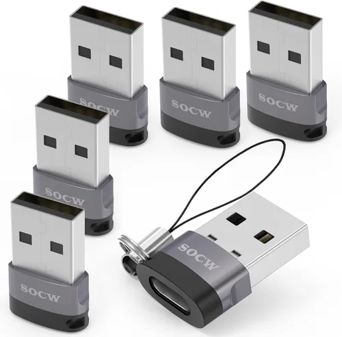 Vista 12 de Adaptador USB C hembra a USB macho 2.0 (Atrovirens, 4 unidades)