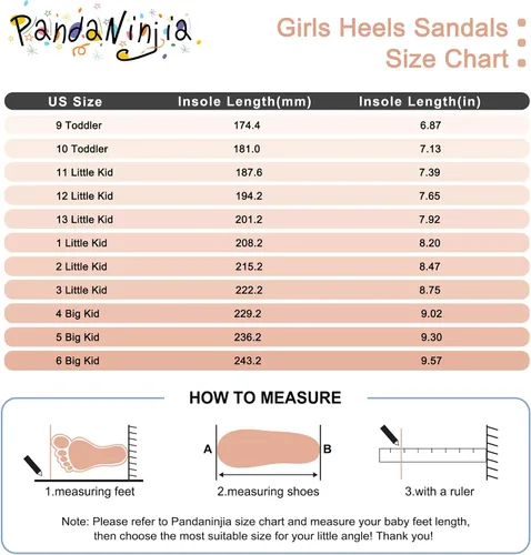 Vista 6 de PANDANINJIA Rachel - Sandalias de tacón para niñas