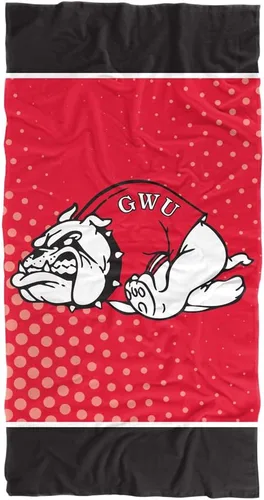 Vista 239 de LOGOVISION Manta Abilene Christian University, 30x60 Logo Dots CottonFront/PolyBackBeachTowel