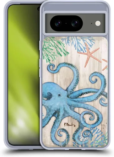 Vista 9 de Head Case Designs Officially Licensed Paul Brent Agate Mermaid Coastal Gel Case [Military Grade Protection] Compatible with Google Pixel 8 and