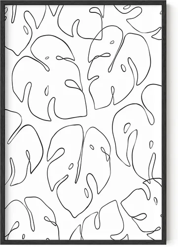 Vista 48 de HAUS AND HUES Arte de pared minimalista - Dibujo moderno de líneas abstractas, impresión de boceto femenino simple, obra de arte para el hogar