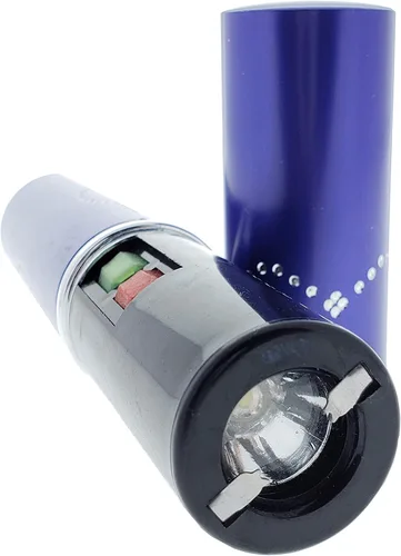 Vista 4 de Thunder Blast Pistola aturdidora de lápiz labial de 5 pulgadas, recargable de 5 millones de voltios con linterna LED. para defensa personal