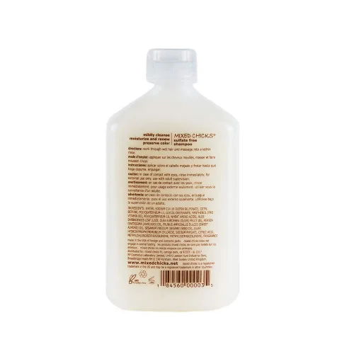 Vista 2 de Mixed Chicks Champú sin sulfato para cabello teñido y tratado químicamente, 10 onzas líquidas