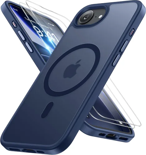 Vista 130 de Miracase Funda diseñada para iPhone SE 2022/SE 2020/7/8, funda multicolor de silicona a prueba de golpes (rojo)