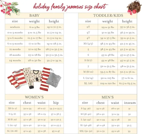 Vista 6 de Burts Bees Baby Pijamas navideños de algodón orgánico a juego para toda la familia