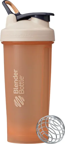 Vista 20 de [Usado] BlenderBottle Classic V2 - Botella mezcladora perfecta para batidos de proteínas y preentrenamiento, 20 onzas, color negro