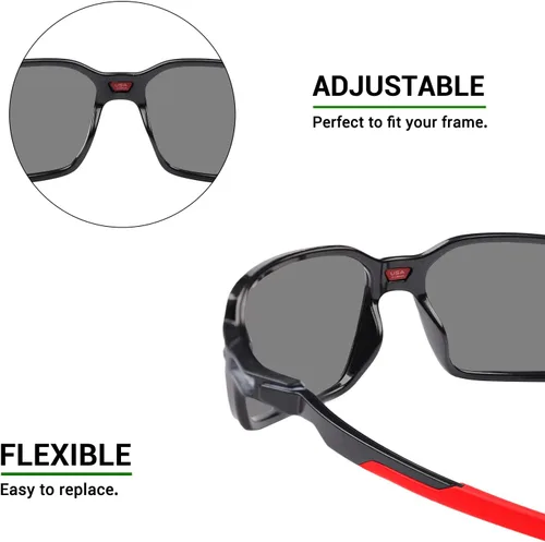 Vista 21 de Mryok Auriculares de repuesto para gafas de sol Oakley Carbon Prime OO6021 - Opciones