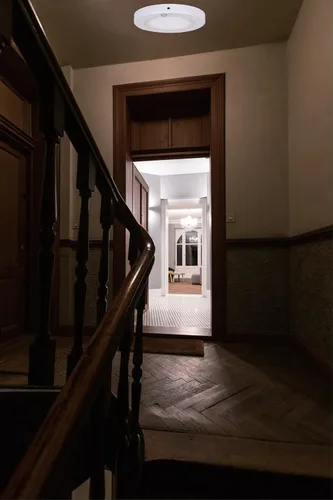 Vista 7 de LIT-PaTH Lámpara LED de techo empotrada, accesorio de iluminación de armario con sensor de movimiento y del atardecer al amanecer, 10.5 W, 800