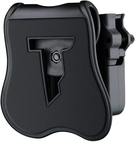 Vista 6 de Porta revistas doble, 0.354 in 0.394 in .40 .45 bolsa de revista de pila simple y doble, funda universal para revistas para Glock/Sig