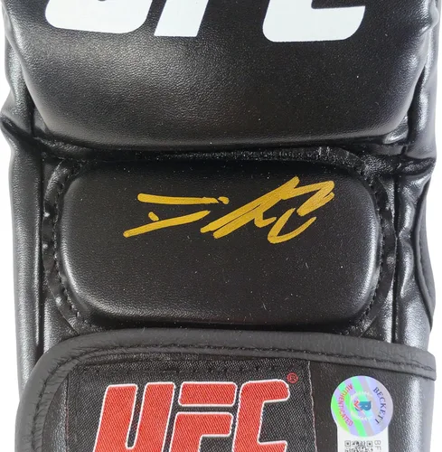 Vista 2 de Dominick Reyes - Guante de la UFC firmado por Beckett Auténtico Autógrafo MMA Ultimate Fighting Championship Gloves Sports Memorabilia Regalos