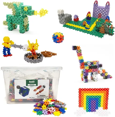 Vista 10 de KADU Classic Conjunto Clásico de 250 Piezas – Juguete de Construcción + Edificación STEM/STEAM, para Juego Abierto + Imaginativo Edades 5+