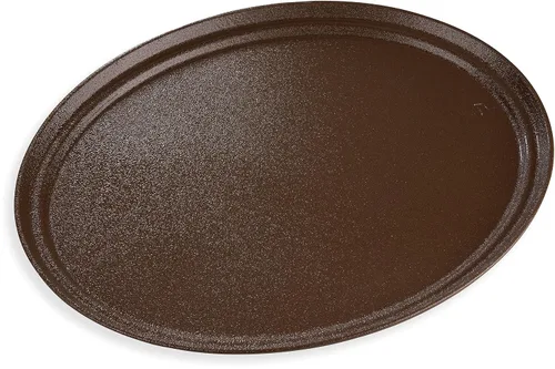 Vista 3 de Carlisle FoodService Products 2500GR2076 Griptite 2 - Bandeja ovalada para servir, 24 x 19 pulgadas, marrón (paquete de 6)