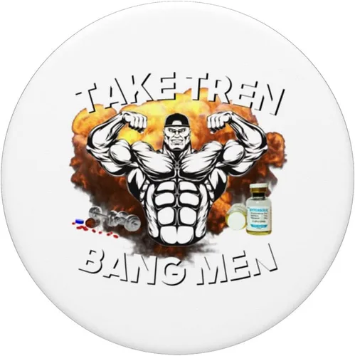 Vista 3 de Take Tren Bang Men Funny Bodybuilding Design Aesth etic PopSockets PopGrip intercambiable